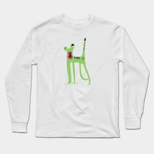 Green dog Long Sleeve T-Shirt